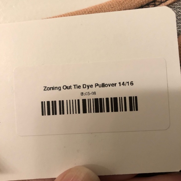 NWT Perfectly Priscilla Tie Dyed Pullover Size XL - Picture 3 of 8